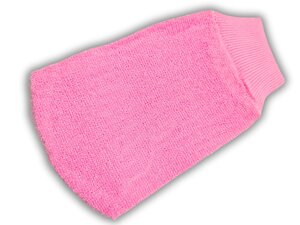 Мочалка - Рукавиця: Рожевий