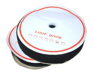 Чорна липучка 5см/25м