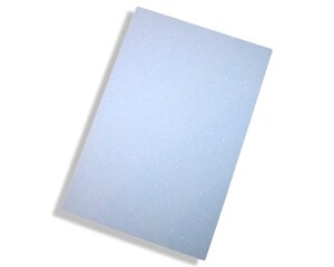 Фоаміран блискучий/глітерний на клейкій основі 2мм/20х30см: Білий