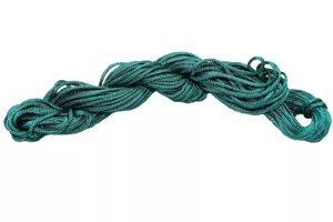 Веревка бижутерная синтетическая для Шамбалы 11-13м/1.5мм: Темно-зеленый