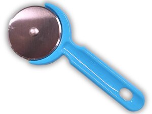 Ніж-ролик для піци маленький 16см/6см: Голубий