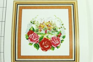 Вишивання нитками хрестиком різні розміри набір:2 (28.4 х 28.4) см