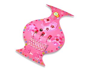 Дитячий набір для дівчаток заколки резинки браслети кольє:20 (Кувшинчики)