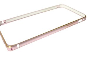 Бампер металевий із застібкою на IPhone 6 plus/6s plus: Рожевий