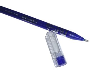 Ручка гелева пиши-прай синя 0.5мм / 16см