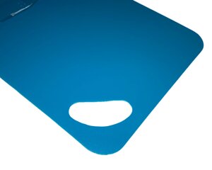 Пластикова кухонна дошка з покриттям з анти -слизом великим 24x34 см: синій
