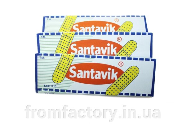 Пластир бактерицидний Santavik 10шт від компанії Торгова Марка "FromFactory" - фото 1