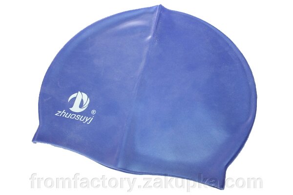 Шапочка для плавання силіконова: Синій від компанії Торгова Марка "FromFactory" - фото 1
