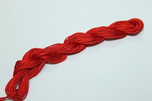 Мотузка біжутерна синтетична для Шамбали 11-13м / 1.5мм: Червоний