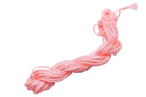 Мотузка біжутерна синтетична для Шамбали 11-13м / 1.5мм: Рожевий