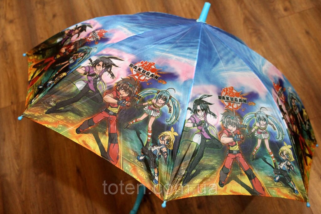 Барвистий зонт трость для дітей Bakugan (12263 ##от компании## Інтернет - Магазин "Дітки - Цукерки" - ##фото## 1