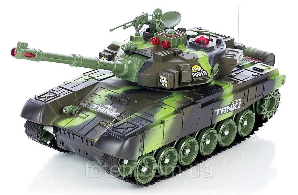Бойовий танк Зелений Хакі на радіоуправлінні. Можна зібрати танковий бій! 9993 М 5523 ##от компании## Інтернет - Магазин "Дітки - Цукерки" - ##фото## 1