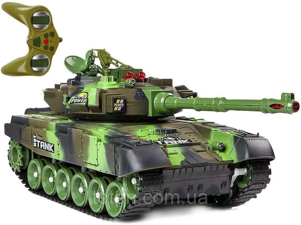 Бойовий танк Зелений Хакі на радіоуправлінні. Можна зібрати танковий бій! 9993 М 5523 від компанії Інтернет - Магазин "Дітки - Цукерки" - фото 1