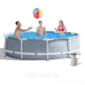 Каркасный бассейн Intex 26700 - 4, 305 x 76 см (2 006 л/ч, тент, подстилка) топ