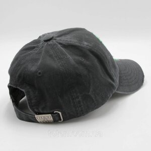 Стильна кепка Bad чорна із зеленою нашивкою, бейс із написом "Поганий", бейсболка чоловіча/жіноча 57-58р. топ