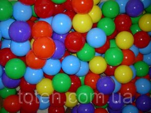 М'ячики кульки в намет і сухий басейн 96 штук ,7,2 см Україна
