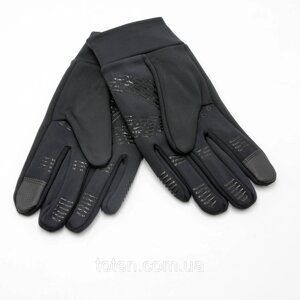 Рукавички чоловічі сенсорні еластик, Брендові зимові рукавички, Теплі рукавички Nike топ