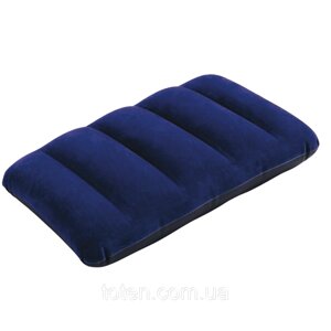 Надувная флокированная подушка Intex 68672 (67121), синяя топ