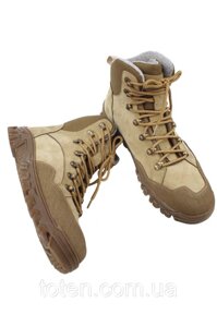 Берці шкіряні водостійкі осінь/зима колір койот військове тактичне взуття Rubikon Original Розміри 40