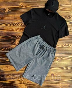 Чоловічий спортивний комплект костюм Jordan чоловіча футболка з шортами Jordan