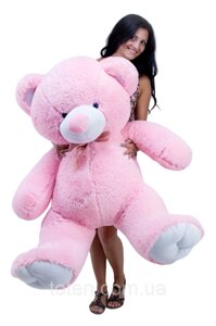 Ведмідь великий ведмедик м'яка іграшка високоякісний плюш наповнювач - синтепон/холофайбер рожевий 160 см в Харківській області от компании Интернет - Магазин "Детки - Конфетки"