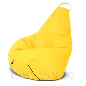 Крісло - Мішок, груша для дитячих і ігрових кімнат, 60х90 см Жовтий