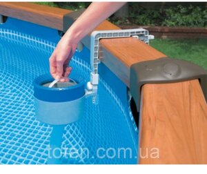 Скіммер для басейнів навісний, сумісний з фільтр-насосом Очищення верхнього шару води 28000 Intex