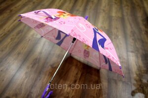 Рожевий зонт трость для дівчаток Модниця (16677) топ