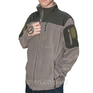 Тепла куртка армії флісу, тактична толстовка для військової та армії ZSU Color Khaki Size 2xl верх