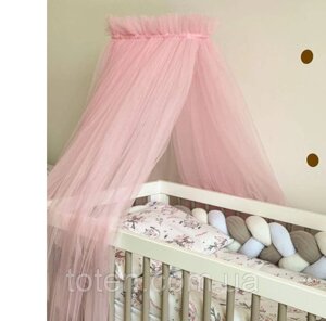 Балдахін вуаль для дитячого ліжечка Twins Air 1010-TA-08, pink, рожевий в Харківській області от компании Интернет - Магазин "Детки - Конфетки"