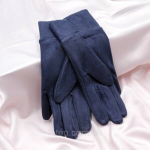 Рукавички жіночі Брендові кашемір, Sport зимові рукавички, Рукавички сенсорні сині топ