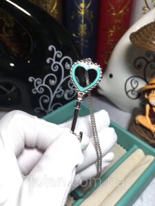 Ключик Тіффані, срібло 925, з ланцюжком топ