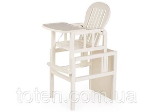 Мультифункціональний стілець для годування, трансформується в окремий ігровий стіл та стілець