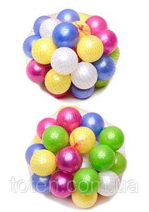 М'ячики кульки для ігрових наметів і сухого басейну 128 штук Україна