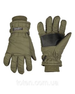 Армійські зимові перчатки ЗСУ тактичні рукавиці THINSULATE 3M олива. Розмір L Mil-Tec Німеччина