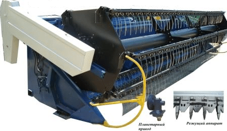 Жатка шнековая для зерновых культур