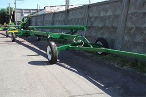 Тележка для транспортировки жаток