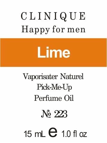 223 «Happy for men» від Clinique - 15 мл від компанії Reni Parfum | Ameli | Наливна парфумерія | Парфумерні масла | Флакони - фото 1