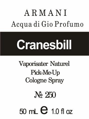 250 Acqua di Gio Profumo Giorgio Armani 50 мл від компанії Reni Parfum | Ameli | Наливна парфумерія | Парфумерні масла | Флакони - фото 1
