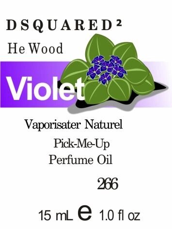 266 He Wood DSQUARED² -15мл від компанії Reni Parfum | Ameli | Наливна парфумерія | Парфумерні масла | Флакони - фото 1