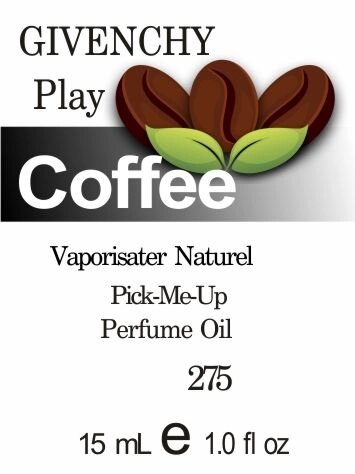 275 Play GIVENCHY - 15мл від компанії Reni Parfum | Ameli | Наливна парфумерія | Парфумерні масла | Флакони - фото 1