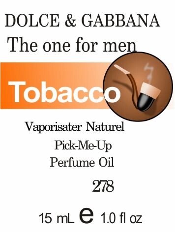 278 The one for men D & GABBANA -15мл від компанії Reni Parfum | Ameli | Наливна парфумерія | Парфумерні масла | Флакони - фото 1