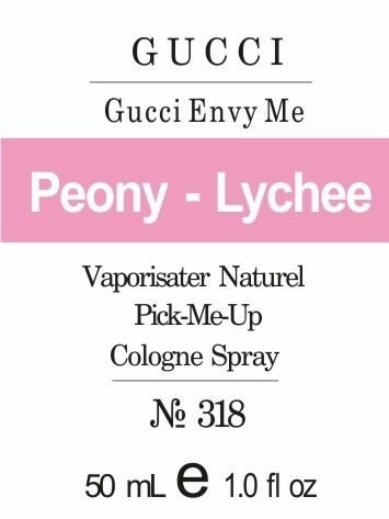 318 Envy Me Gucci Oil 50 мл від компанії Reni Parfum | Ameli | Наливна парфумерія | Парфумерні масла | Флакони - фото 1