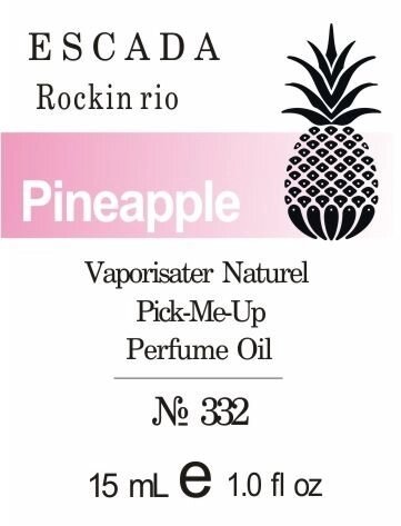 332 Escada Rockin "Rio Oil 50 мл від компанії Reni Parfum | Ameli | Наливна парфумерія | Парфумерні масла | Флакони - фото 1
