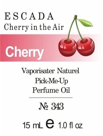 343 Cherry in the Air Escada Oil 50 мл від компанії Reni Parfum | Ameli | Наливна парфумерія | Парфумерні масла | Флакони - фото 1
