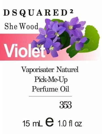 353 She Wood DSQUARED² - Oil 50 мл від компанії Reni Parfum | Ameli | Наливна парфумерія | Парфумерні масла | Флакони - фото 1