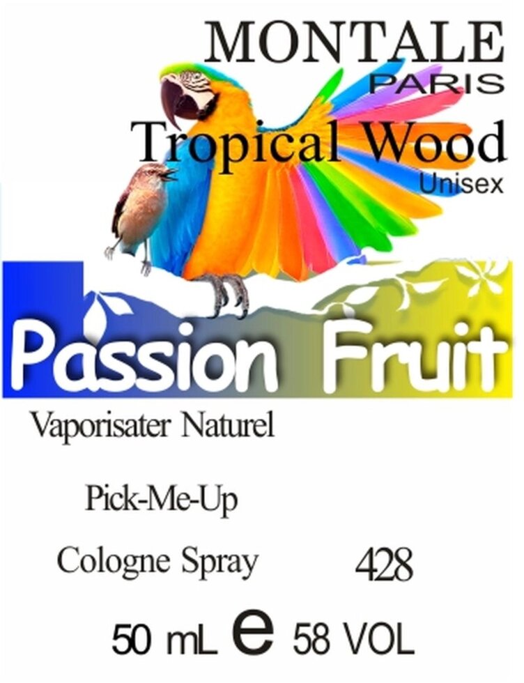 428 Tropical Wood Montale unisex -50 ml від компанії Reni Parfum | Ameli | Наливна парфумерія | Парфумерні масла | Флакони - фото 1
