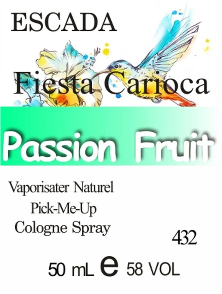 432 Fiesta Carioca Escada - 50 мл від компанії Reni Parfum | Ameli | Наливна парфумерія | Парфумерні масла | Флакони - фото 1