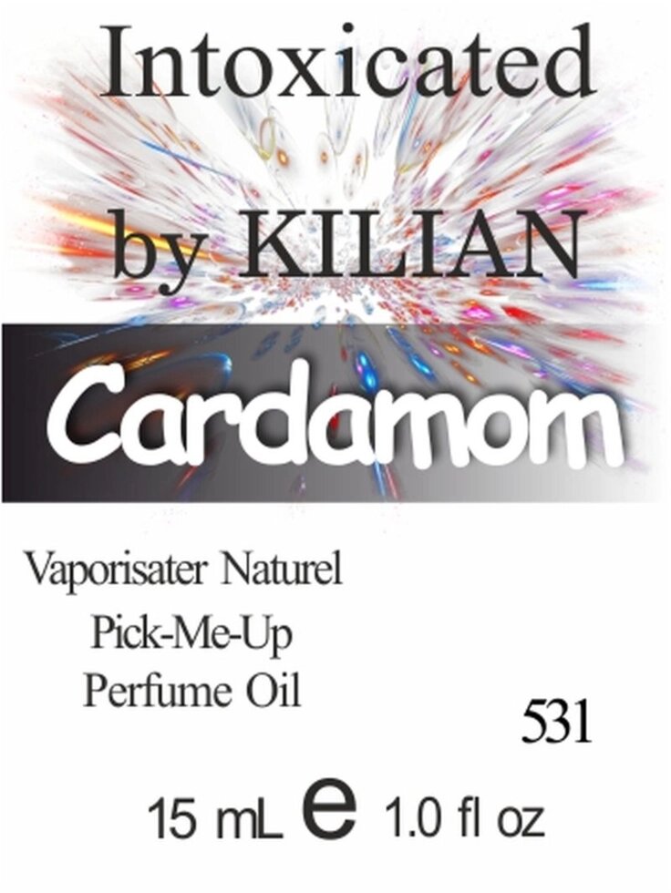 531 Intoxicated By Kilian 15 мл від компанії Reni Parfum | Ameli | Наливна парфумерія | Парфумерні масла | Флакони - фото 1
