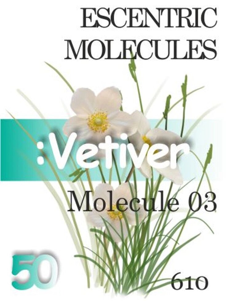 610 Molecule 03 Escentric Molecules 50 мл від компанії Reni Parfum | Ameli | Наливна парфумерія | Парфумерні масла | Флакони - фото 1